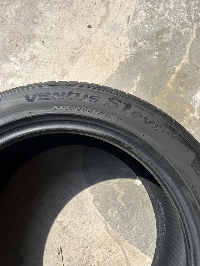 Preview of the first image of 2 Matching 225/50 R17, 2023 Hankook Tyres Ventus S1 EVO 2.