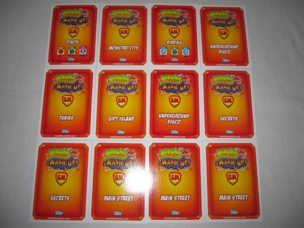 Image 2 of Moshi monster series 2 sm mash up cards bundle 5