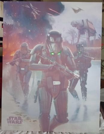 Image 1 of Star Wars canvas print..