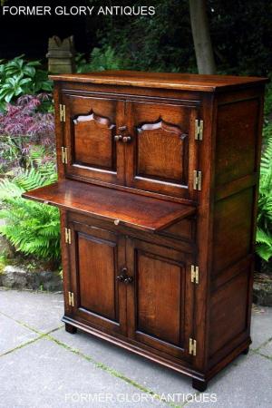 Image 42 of A TITCHMARSH AND GOODWIN OAK WINE CUPBOARD DRINKS CABINET