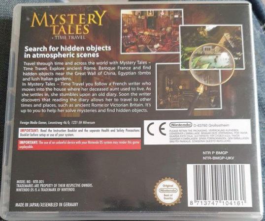 Image 2 of Nintendo DS Mystery Tales Time Travel game