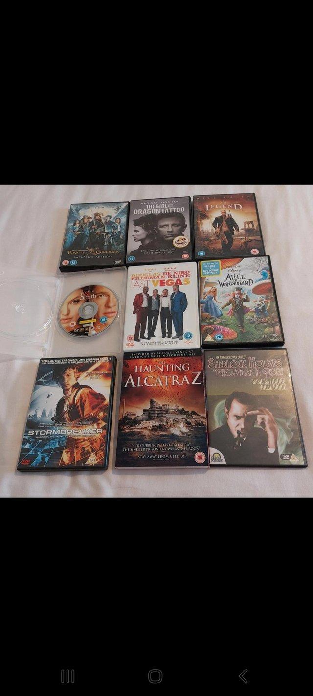 Preview of the first image of 15 Dvds Assortment all for £1.