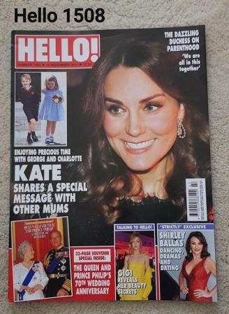 Image 1 of Hello Magazine 1508 - Queen & Prince Philip 70th Anniversary