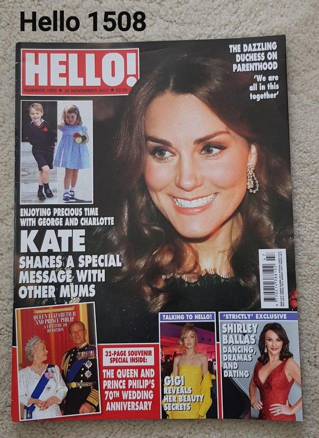 Preview of the first image of Hello Magazine 1508 - Queen & Prince Philip 70th Anniversary.