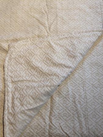 Image 2 of Vintage Textured Cream Bed Throw 250 x 415 cm