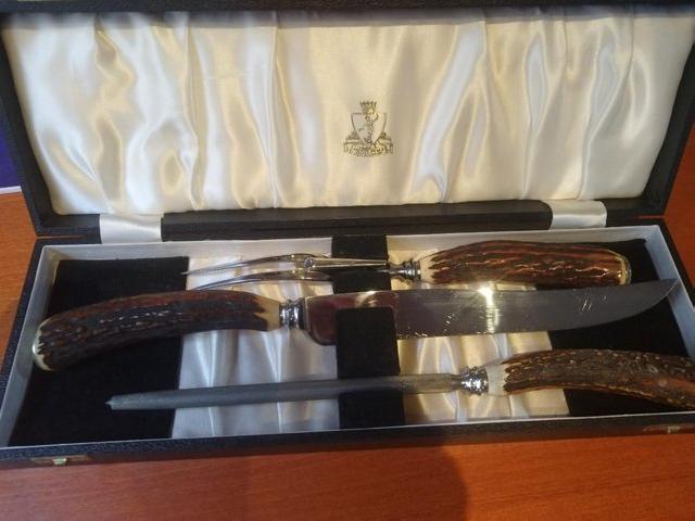 Preview of the first image of Samuel Peace 3 piece carving set.