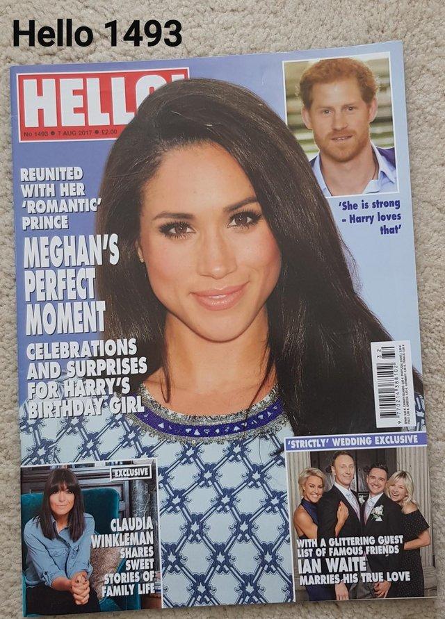 Preview of the first image of Hello Magazine 1493 - Meghan's Perfect Moment.