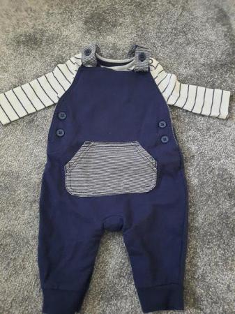 Image 4 of Baby boy dungaree bundle 0-3 months