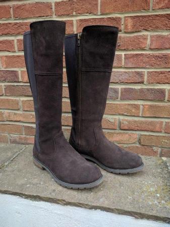 Image 2 of ARIAT SUTTON WOMENS H2O COUNTRY BOOTS 7.5 41.5 CHOCOLATE