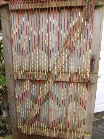 Image 2 of Bamboo beaded door curtains, set of 3, £15
