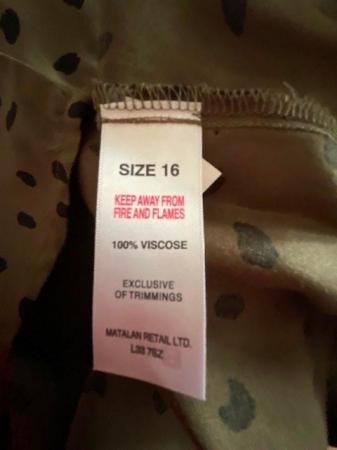 Image 2 of Khaki size 16 top with long sleeves