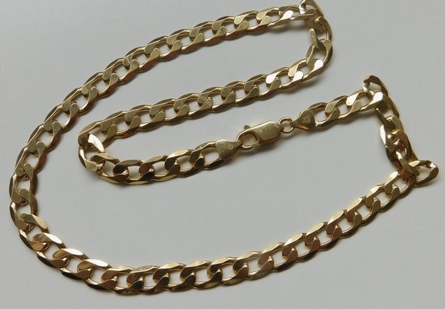 Image 2 of 9ct GOLD CURB CHAIN 32.87g 20 INCHES £825 REF:C25A