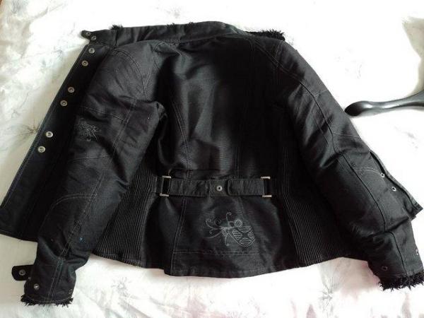 Image 3 of Ixon Vega Curl Lady Black Motorcycle Jacket