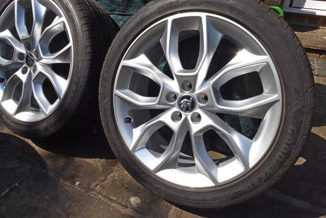 Image 2 of Original Skoda alloy wheels and Goodyear tyres
