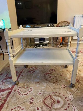 Image 1 of Painted tea trolley. Interested?