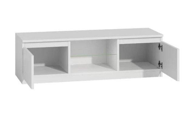 Image 3 of White TV Cabinet - used
