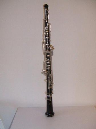 Image 1 of Italian Silver Plated Wooden Oboe on Thumbplate System