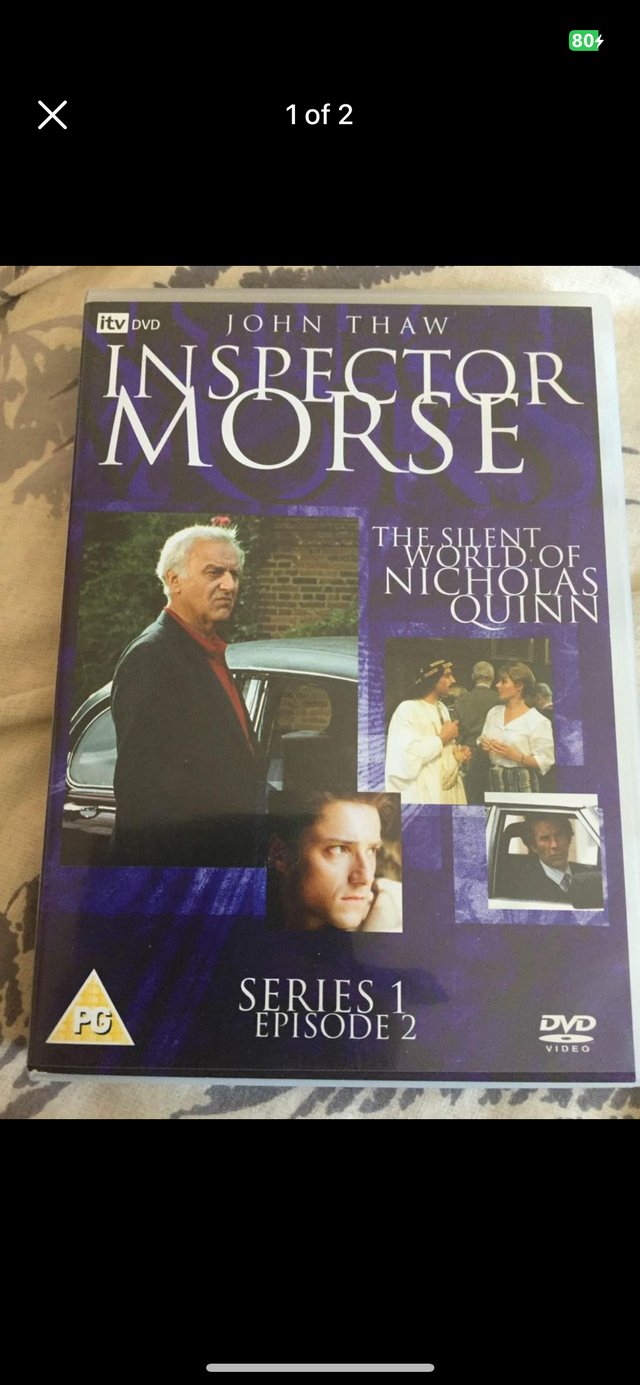 Preview of the first image of (068) Inspector Morse: Nicholas Quinn dvd.