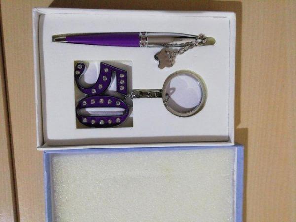 Image 2 of Shudehill Giftware Pen And Keyring Set for 50 year old