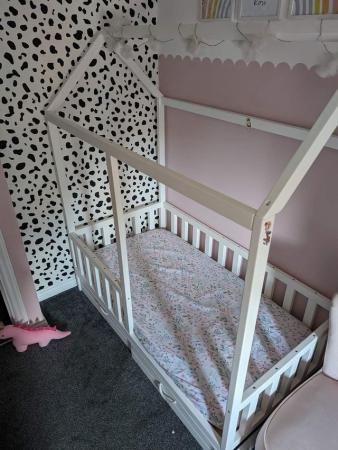 Image 1 of Toddler bed with drawers for sale