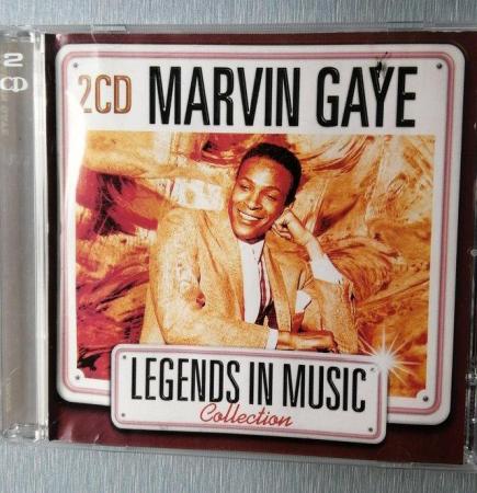 Image 1 of Marvin Gaye 2 fisc album of live recordings.  17 tracks.