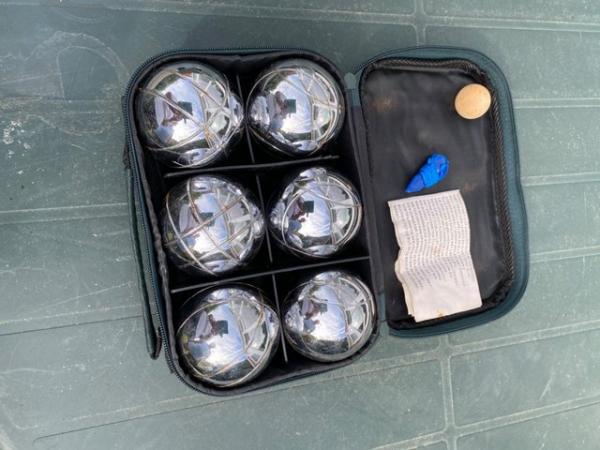 Image 1 of Boules Games Set With Storage Bag