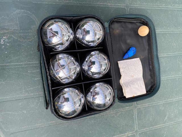 Preview of the first image of Boules Games Set With Storage Bag.