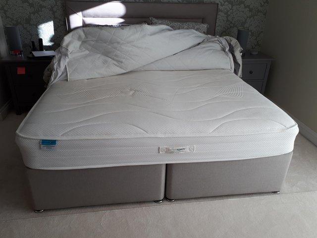 Preview of the first image of Bed Superking size with mattress in Sheffield S35.