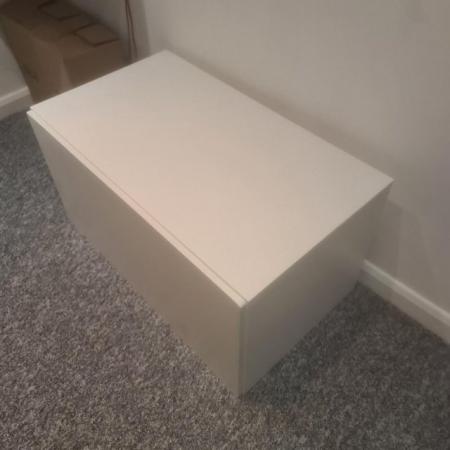 Image 3 of IKEA SMÅSTAD Bench with Toy Storage White 90x50x48cm