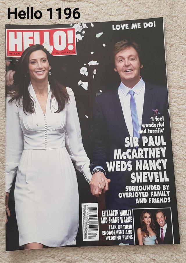 Preview of the first image of Hello Magazine 1196 - Sir Paul McCartney Weds Nancy Shevell.