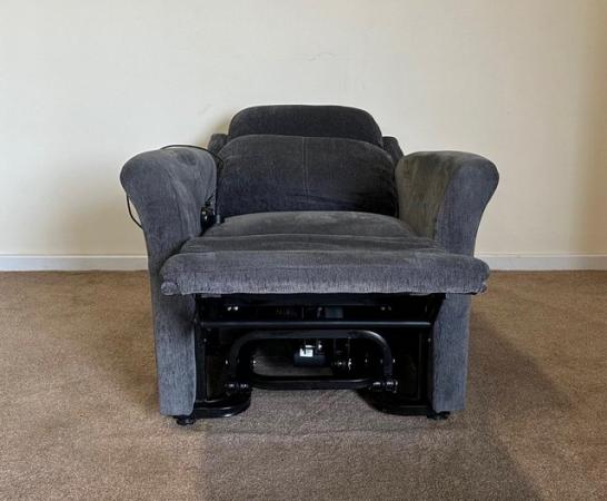Image 6 of ELECTRIC RISER RECLINER DUAL MOTOR CHAIR GREY ~ CAN DELIVER
