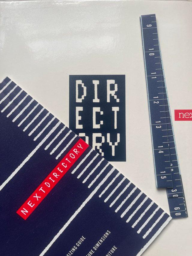 Preview of the first image of Vintage Next Directory + paper tape measure (first edition).