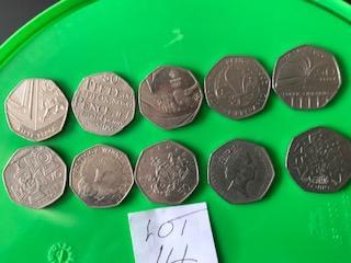 Preview of the first image of collectable various 50p including beatrix potter.