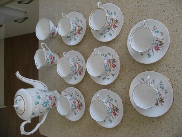 Preview of the first image of Vintage Royal Stafford Bone China Cloverbel from 1950’s.
