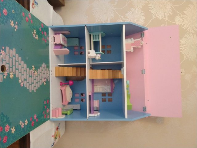 Preview of the first image of Wooden Doll's House for sale.