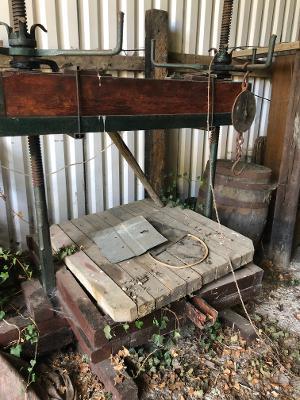 Image 2 of Two old fashioned wooden cider presses for sale