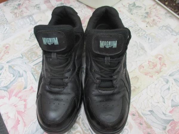 Image 2 of Magnum work steel toe cap safety trainers one pair in black
