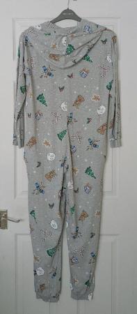 Image 2 of Lovely Grey Festive Onesie By Divided - Size EUR 40 (Uk 14)
