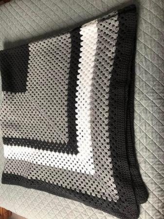 Image 2 of Hand Crochet blanket or bedspread.
