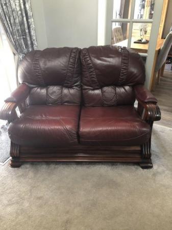 Image 2 of Steinhoff genuine leather 2 and 3 seater sofas