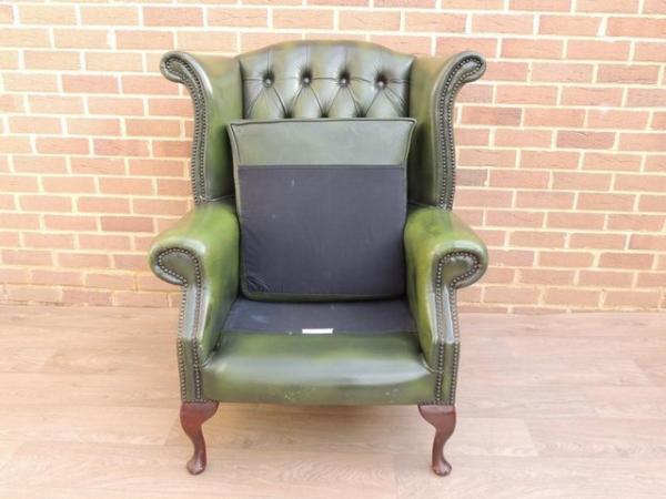 Image 18 of Chesterfield Wingback Armchair (UK Delivery)