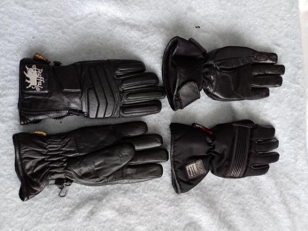 Image 1 of Ladies motorcycle jacket, trousers and gloves.