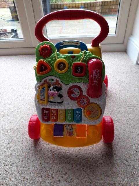 Preview of the first image of VTech First Baby Walker 2 in 1 Toy.