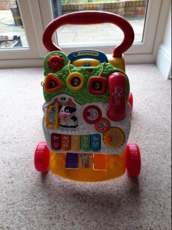 Image 1 of VTech First Baby Walker 2 in 1 Toy