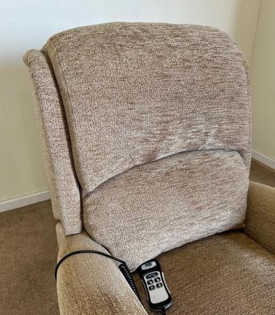 Image 2 of PETITE HSL ELECTRIC RISER RECLINER DUAL MOTOR CHAIR DELIVERY
