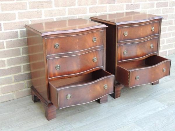 Image 4 of Pair of Bevan Funnell Bedside Chests (UK Delivery)