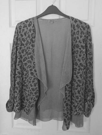Image 1 of Ladies Layered Waterfall Cardigan By Stella Rosa - Size L