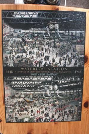 Image 2 of Waterloo Station 1848-1948 1000 Piece Jigsaw puzzle