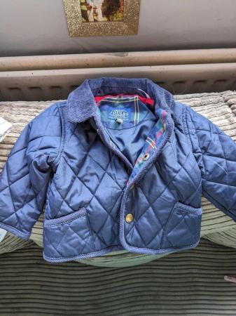 Image 1 of Joules baby boy coat only worn once