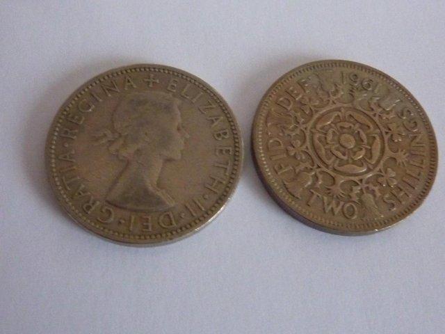 Preview of the first image of Pre-decimal coin - Queen Elizabeth II Florin.